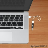 USB 3. Адаптер - Въведете адаптер за конвертор на женски към женския -коник за лаптоп, флаш устройство, мобилен HDD- черно