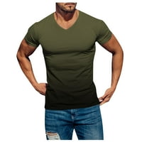 Тениски на плодове от мъжете небрежни ризи с къс ръкав Градиент на шията мека свободна годни графични тениски летни тениски за мъже мъжки ризи