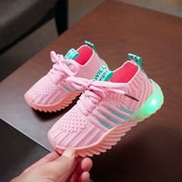 Детски обувки момичета бягат спорт деца деца бебешки цвят момчета обувки LED бонбони светещи бебешки обувки бебешки обувки размер