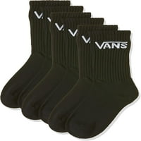Класически чорапи на екипажа на Vans Little Boys - черни - 1-6