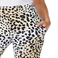 Sofia Intimates by Sofia Vergara Cheetah Elastic Waistband Pockets Super Soft Pajamas Pack