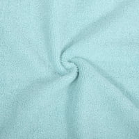 Уникални сделки памучна кърпа за баня класически дизайн 27.56 кс55. 12 Циан