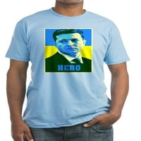 Cafepress - Украински президент Zelenskyy Ukraine Thrish - монтирана тениска, винтидж годен мек памучен тройник