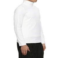 Уникални изгодни Мъжки пуловер лек Дълъг ръкав Топ Поло тениска