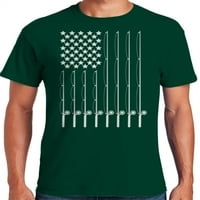 Графична Америка риболов Приключенски На открито Мъжка графична тениска колекция