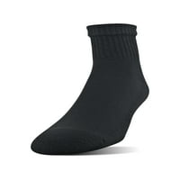 Гилдан възрастни мъже половин възглавница Тери крак легло глезена ежедневни чорапи, ОС Един размер, 12-пакет