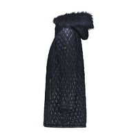 Джесика Симпсън Женски Фау кожа облицована ватиран анорак палто