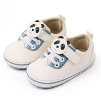 Caicj Toddler Shoes Toddler Shoes Soft Soft Cartoon Panda Lace Up ежедневни обувки Princess Shoes Toddler Shoes Girl Обувки Размер