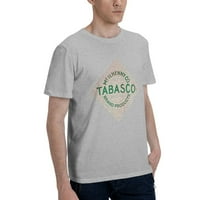 Tabasco Men's Basic Threing Thryge Grey 3x-голям