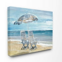 Ступел Начало Дéкор Плаж Лаундж море пейзаж живопис платно стена изкуство от главна линия студио