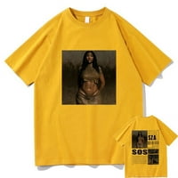 JHPKJLIMITED EDITION RAP SZA SOS MUSIC ALBUM Graphic Tshirt Women Men Hip Hop Rapper Thish Unise Overybery Tshirt Man Fashion Tees