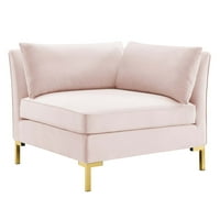 Modway плавен 7-части от секционния диван от 7 части в розово