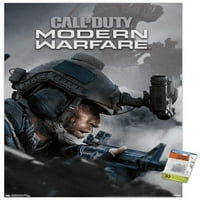 Call of Duty: Modern Warfare - Мултиплейър стенен плакат с бутални щифтове, 22.375 34
