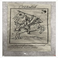 Сезонът на Netfli The Witcher - Wanted War Criminal Wall Poster, 14.725 22.375