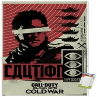 Call of Duty: Black Ops Студена война - Плакат за предпазливост на стената, 22.375 34