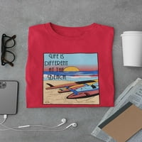 Живот Различен плажен винтидж тениска мъже -Маг от Shutterstock, мъжки малки