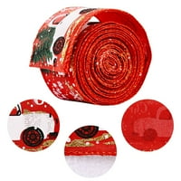 Коледна панделка за опаковане на подаръци сватбена декорация коси лъкове Направи си сам