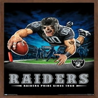 Las Vegas Raiders - Плакат за стена на крайната зона, 22.375 34