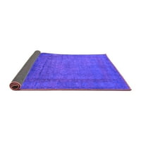 Ahgly Company Indoor Square Oriental Purple Industrial Area Rugs, 8 'квадрат