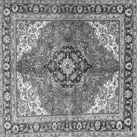 Ahgly Company вътрешен правоъгълник медальон сиви традиционни килими, 4 '6'