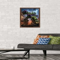 Hasbro Transformers - Плакат за стена на Devastator, 14.725 22.375 рамка