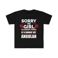 За съжаление момиче, взето от гореща тениска на Angolan Unise S-3XL Свети Валентин