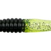 Bobby Garland Slab Slayer Crappie Bait 2 Black Chartreuse Silver Count