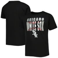 Младежта черна Чикаго бяла тениска