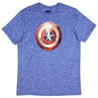Мъжка Тениска Капитан Америка Щит Зимен Войник