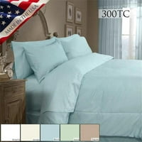 Supreme Sateen Solid Comforter Set - White - 736425503610