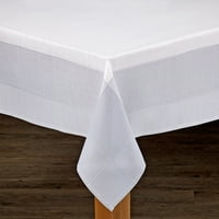Bohemia 60 x104 памучна поли покривка в бяло естествено