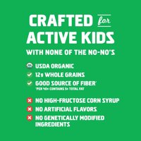 Kid Zbar - Ледена бисквитка с овесени ядки - меко изпечени пълнозърнести закуски - USDA Organic - не -ГМО - растителна основа