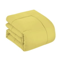 Луксозно жълто 5-парче легло в чанта надолу алтернативен Утешител комплект