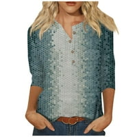Strungten Women Сладки тийнейджъри Блузи Небрежни плюс размер Основни върхове Пуловер за ризи за ръкави летни върхове за жени