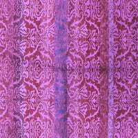 Ahgly Company вътрешен правоъгълник ориенталски лилави килими от индустриална зона, 2 '5'