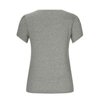 Женски върхове с къси ръкави върхове блузи редовно прилепнали тениски пуловер върхове тийнейджъри върхове тениски от печат на
