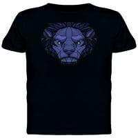 Тениска с лилава лъвска тениска-изображения от Shutterstock, мъжки х-голям