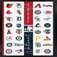 Лига - Лого Плакат За Стена, 14.725 22.375 В Рамка