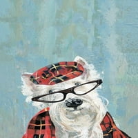 Мармонт хил Дядо куче живопис печат върху увито платно