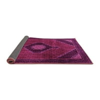 Ahgly Company Indoor Square Medallion Pink Традиционни килими, 3 'квадрат
