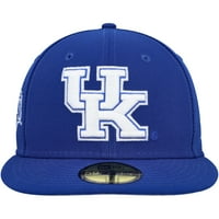 Мъжката нова ера Royal Kentucky Wildcats Patch 59Fifty монтирана шапка