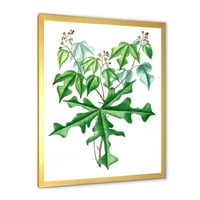 Дизайнарт 'древна рисунка на диви растения' традиционна оформена рамка
