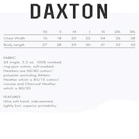 Daxton Premium Basic Crew Neck Short Leste Tshirt Cities Michigan Letter