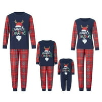 Съответстващи семейни коледни пижами коледни пижами за семейство плюс размер забавни елени Семейство Коледа PJS