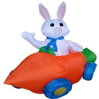 Великденско зайче в кола от моркови надуваема Морава Дé Кор, 4'