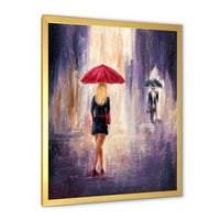 Момичето с чадъра, което се разхожда в дъжда