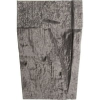 Екена мелница 4 х 6 Д 72 в ръчно дялан Фау Камина Камина комплект в Ашфорд Корбели, полиран Бор