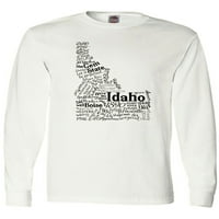 Тениска с дълъг ръкав с мастиленост Айдахо