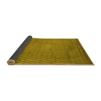 Ahgly Company вътрешен правоъгълник ориенталски жълти килими от индустриална зона, 5 '7'