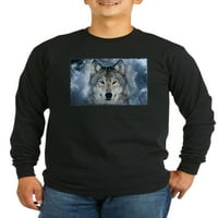 Cafepress - Wolf - тъмна тениска с дълъг ръкав
